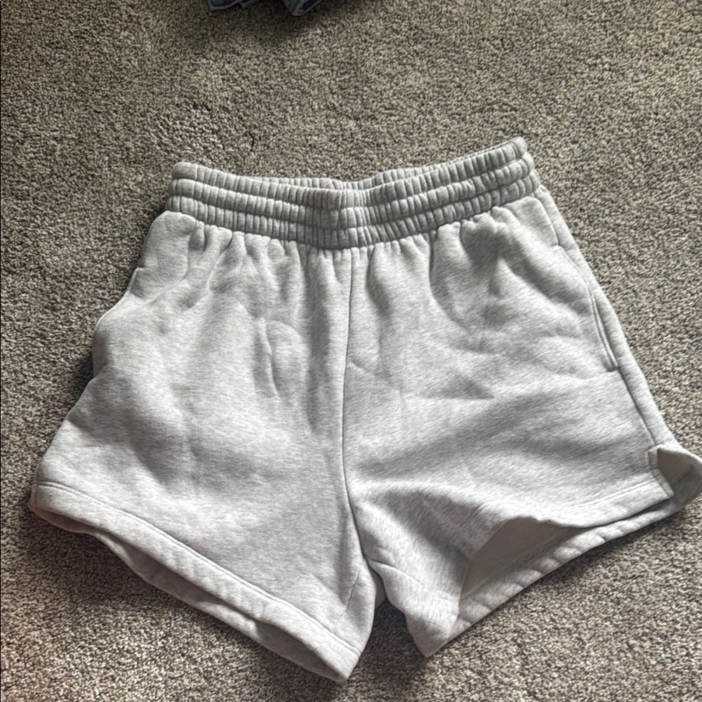 Abercrombie & Fitch Women's Athleisure Gray Shorts